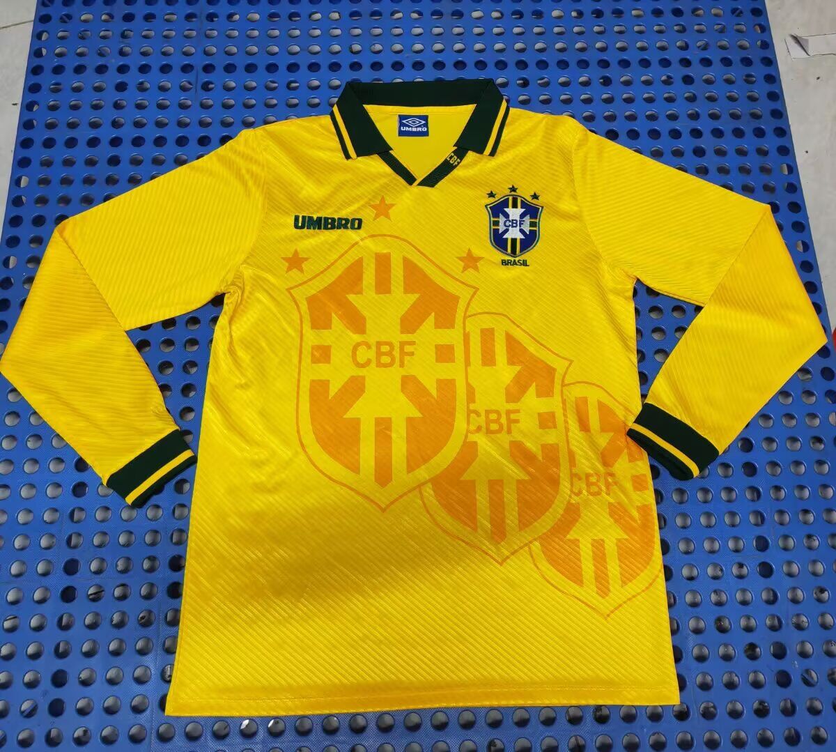 AAA Quality Brazil 1994 Home Long Soccer Jersey
